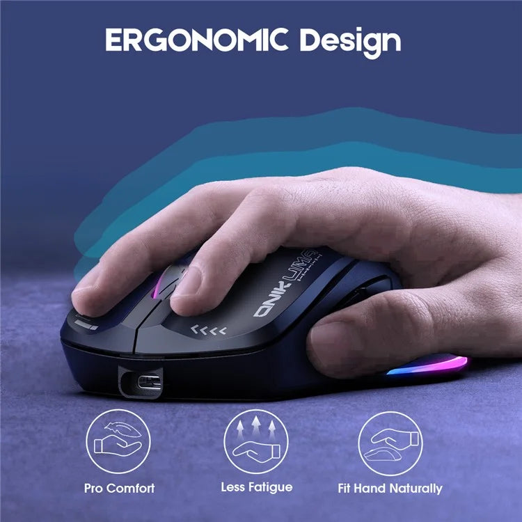 ONIKUMA CW917 Wired / 2.4G Wireless Dual Mode Gaming Mouse Ergonomic Computer Laptop Mice