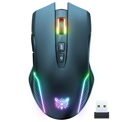 ONIKUMA CW905 Rechargeable 2.4G Wireless Gaming Mouse RGB Light Computer Mice