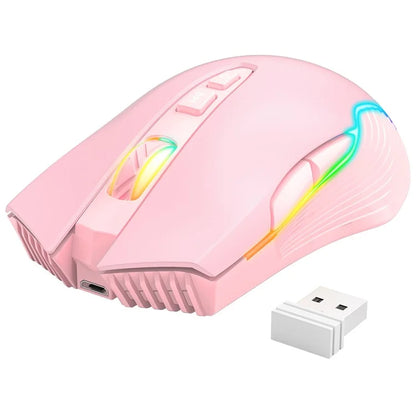 ONIKUMA CW905 Rechargeable 2.4G Wireless Gaming Mouse RGB Light Computer Mice