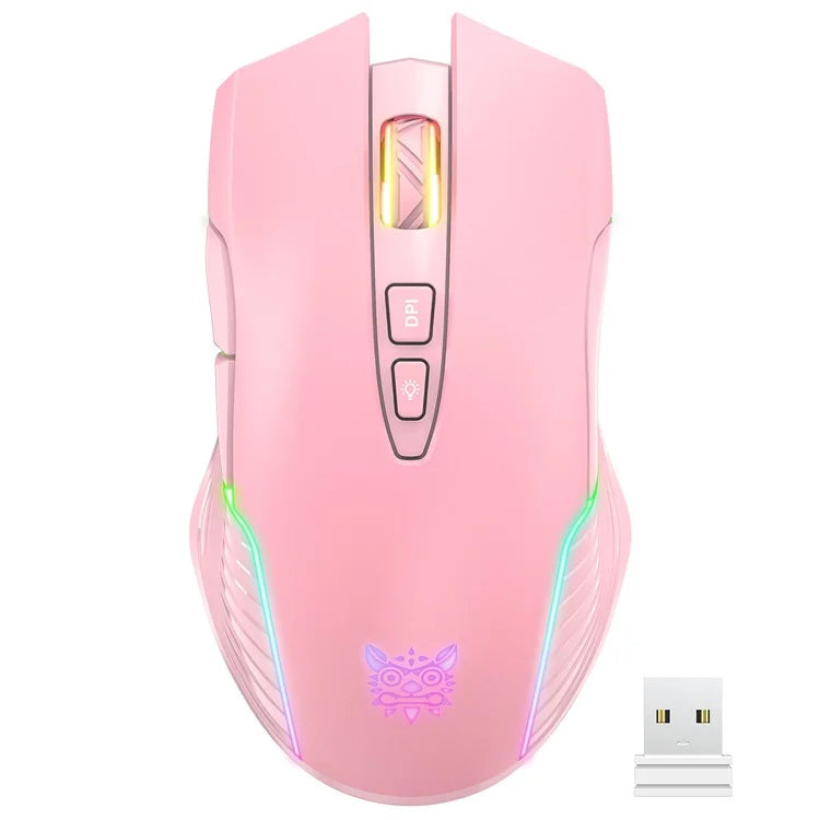 ONIKUMA CW905 Rechargeable 2.4G Wireless Gaming Mouse RGB Light Computer Mice