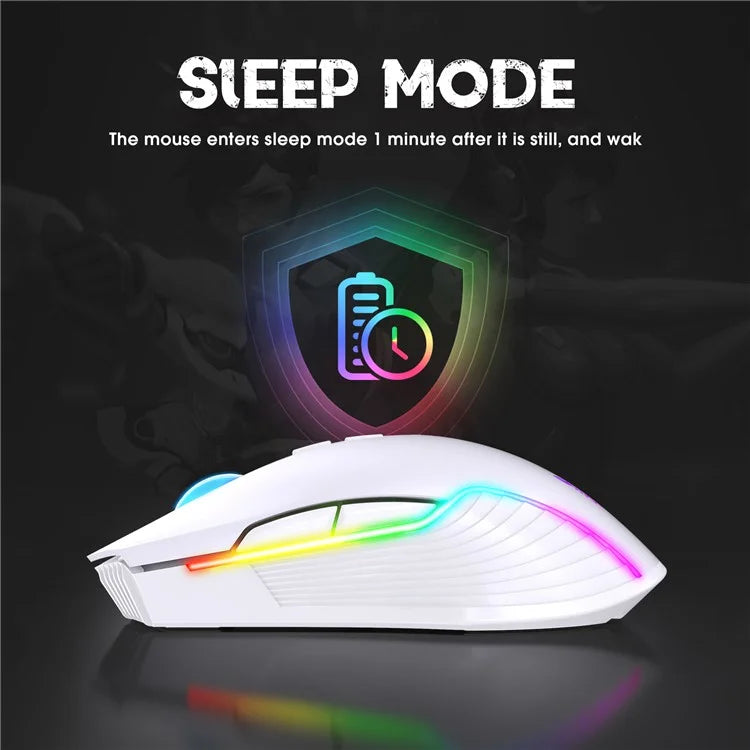ONIKUMA CW905 Rechargeable 2.4G Wireless Gaming Mouse RGB Light Computer Mice