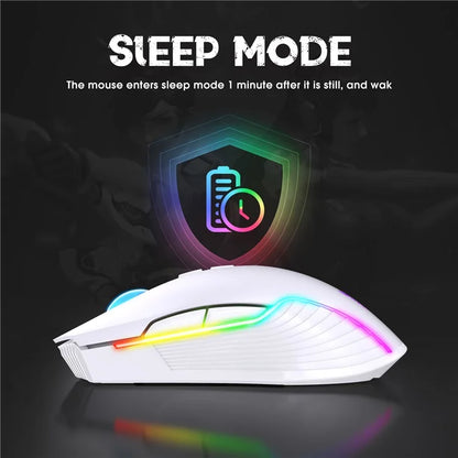 ONIKUMA CW905 Rechargeable 2.4G Wireless Gaming Mouse RGB Light Computer Mice