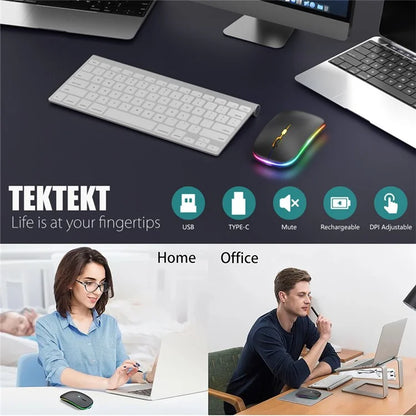 M105D Bluetooth / 2.4G Wireless Mouse Silent Backlight Computer Laptop Mice