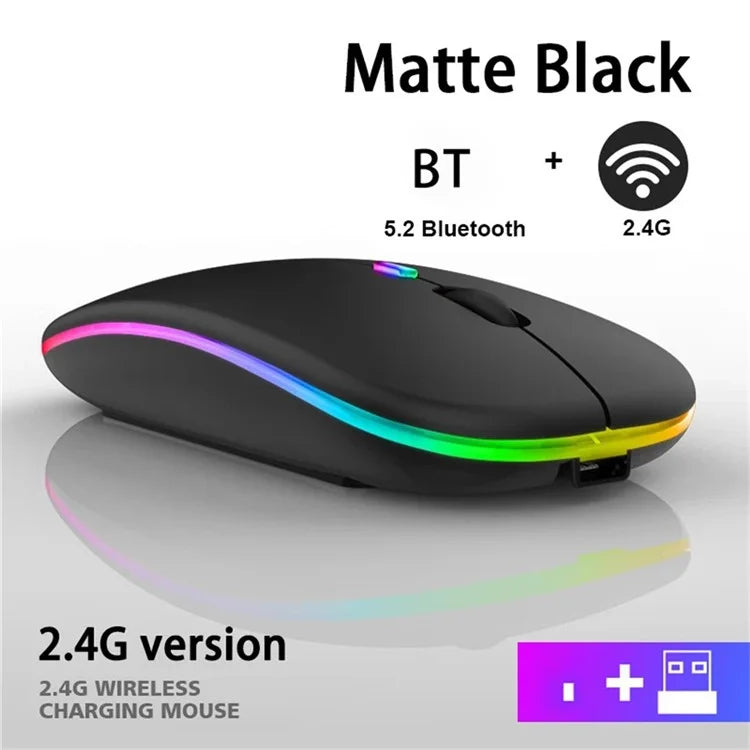 M105D Bluetooth / 2.4G Wireless Mouse Silent Backlight Computer Laptop Mice
