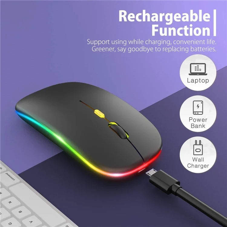 M105D Bluetooth / 2.4G Wireless Mouse Silent Backlight Computer Laptop Mice