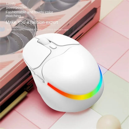 IBLANCOD BL112 Bluetooth + 2.4G Wireless Gaming Mouse 4000DPI RGB Light Computer Laptop Mice