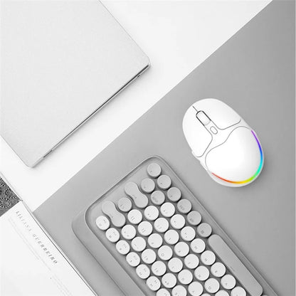 IBLANCOD BL112 Bluetooth + 2.4G Wireless Gaming Mouse 4000DPI RGB Light Computer Laptop Mice