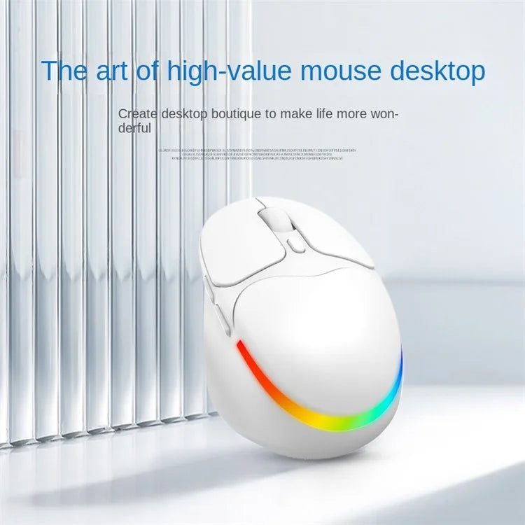 IBLANCOD BL112 Bluetooth + 2.4G Wireless Gaming Mouse 4000DPI RGB Light Computer Laptop Mice
