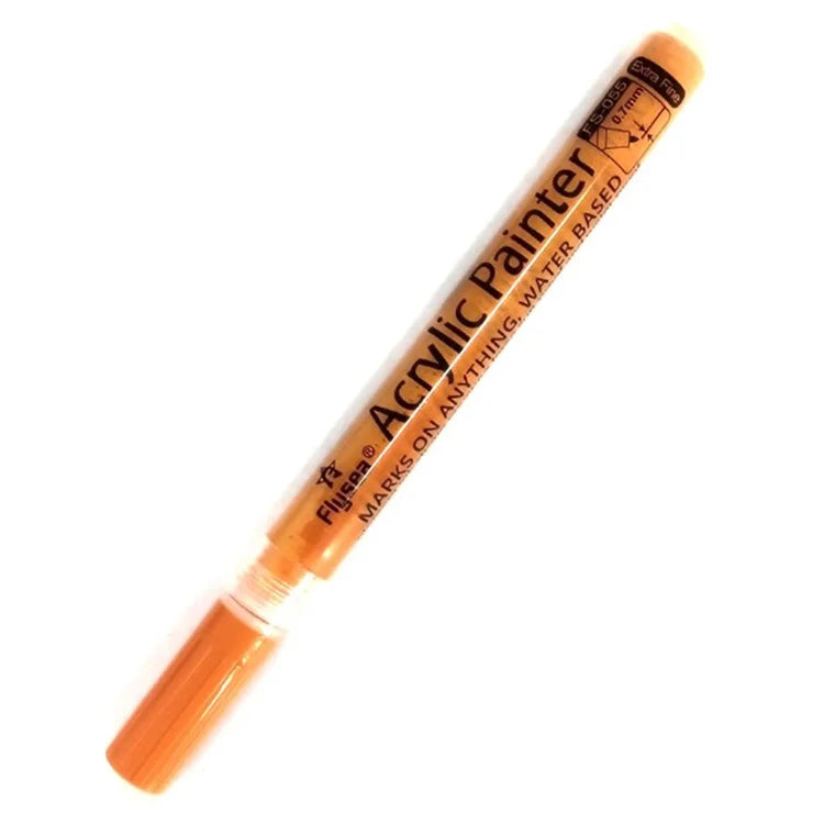 FLYSEA FS-05 0.7mm Waterproof Acrylic Marker Pen for Drawing, Coloring