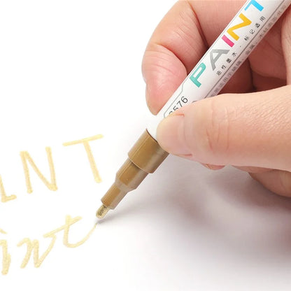 DELI S576 12Pcs / Pack Paint Pens for Artistic Drawing, DIY Crafting, Coloring, Note-Taking Marker Pen