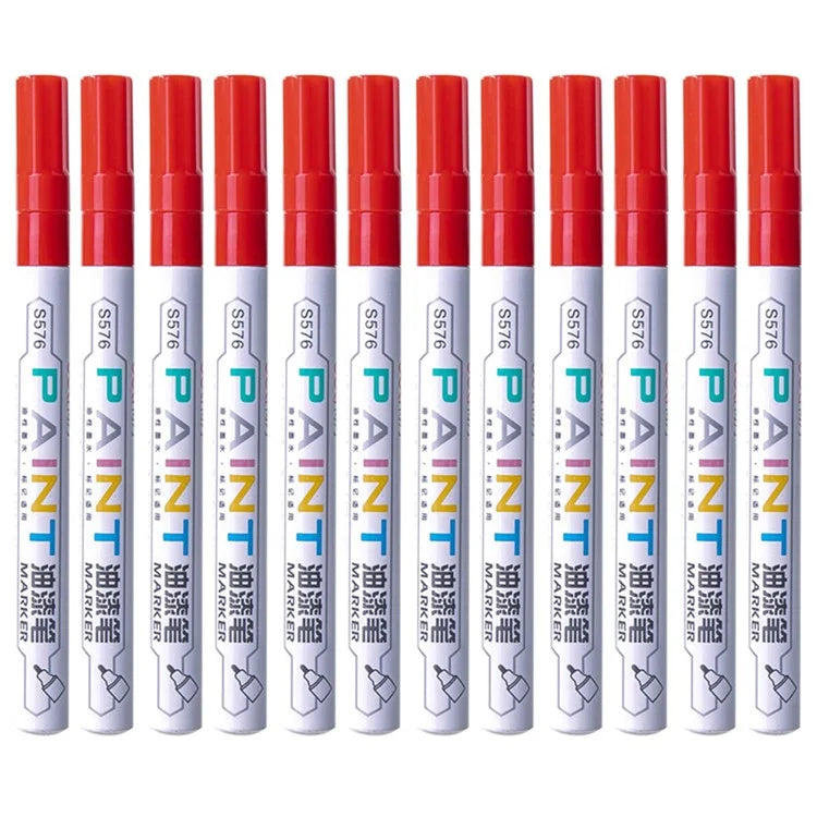 DELI S576 12Pcs / Pack Paint Pens for Artistic Drawing, DIY Crafting, Coloring, Note-Taking Marker Pen