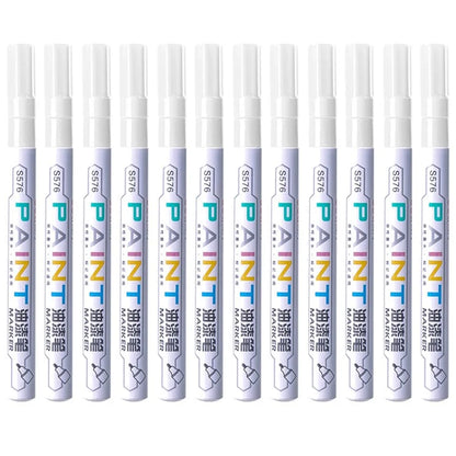 DELI S576 12Pcs / Pack Paint Pens for Artistic Drawing, DIY Crafting, Coloring, Note-Taking Marker Pen