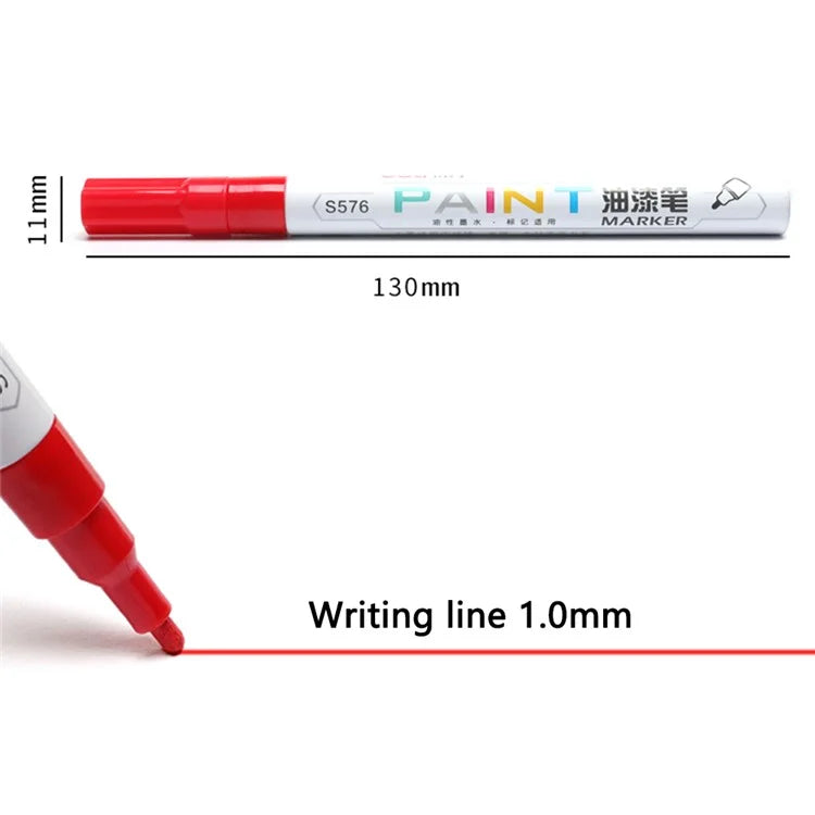 DELI S576 12Pcs / Pack Paint Pens for Artistic Drawing, DIY Crafting, Coloring, Note-Taking Marker Pen
