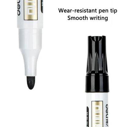 DELI S507 10Pcs Whiteboard Markers Dry Wipe White Board Pens for School Office Home