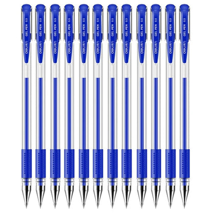 DELI 6600ES 12Pcs Gel Ink Pens Smooth Writing 0.5mm Office School Gel Pen