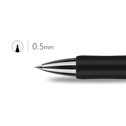 DELI S01 12Pcs Gel Pens Press Type Retractable Smooth Writing 0.5mm Gel Pen