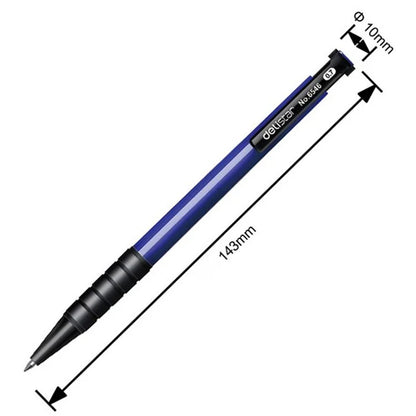 DELI 6546 36-Pack Ball Point Pens 0.7mm Bullet Tip Pen with Pen Clip for Students, Business Office