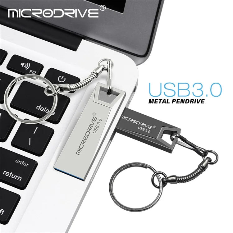 MICRODRIVE 32GB Metal U-disk High Speed Computer Laptop USB 3.0 Flash Drive