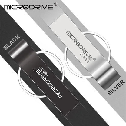 MICRODRIVE 32GB Key Ring Design USB 3.0 Flash Drive Portable Memory Thumb Drive