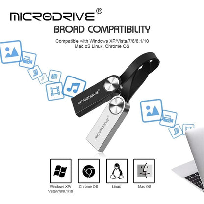 MICRODRIVE 16GB USB Flash Drive CD Veins Decor Computer Laptop U-disk