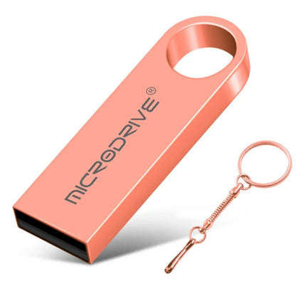 MICRODRIVE E9 Portable 8GB U-disk Metal USB 2.0 Flash Drive for Laptop Computer