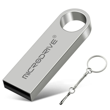 MICRODRIVE E9 Portable 8GB U-disk Metal USB 2.0 Flash Drive for Laptop Computer