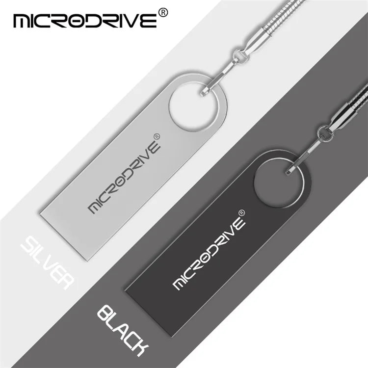 MICRODRIVE E9 4GB Metal U-disk USB 2.0 Memory Stick Computer Flash Drive