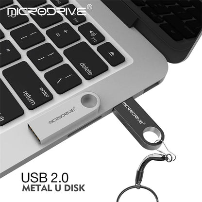 MICRODRIVE E9 4GB Metal U-disk USB 2.0 Memory Stick Computer Flash Drive