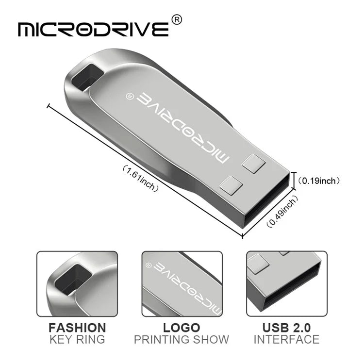 MICRODRIVE CZ50 4GB Data Storage USB 2.0 Flash Thumb Drive U Disk