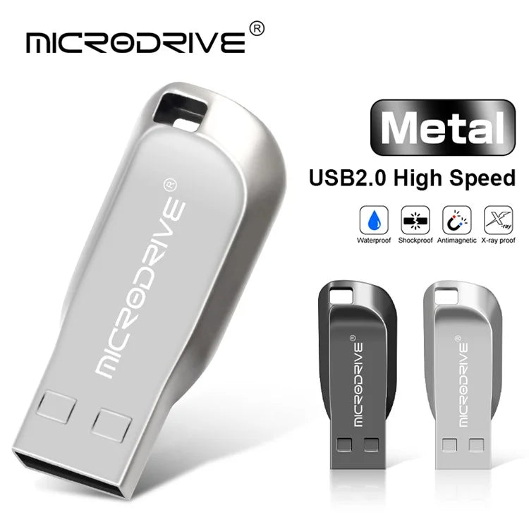 MICRODRIVE CZ50 32GB Waterproof USB 2.0 Flash Drive U Disk Data Thumb Stick