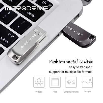 MICRODRIVE CZ50 32GB Waterproof USB 2.0 Flash Drive U Disk Data Thumb Stick