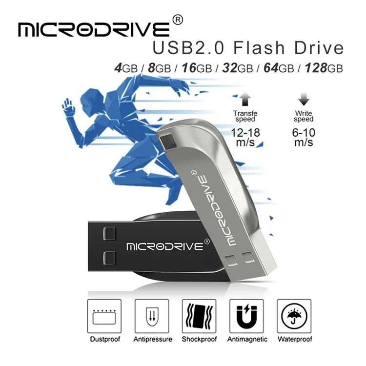 MICRODRIVE CZ50 8GB Compact U Disk Data Storage USB 2.0 Flash Thumb Stick