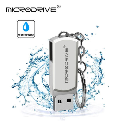 MICRODRIVE 8GB Computer Thumb Drive USB Stick Key Ring Design USB 2.0 Flash Drive