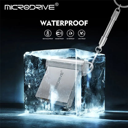 MICRODRIVE 64GB USB 2.0 Mini Metal U-Disk Portable Flash Drive
