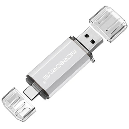 MICRODRIVE 32GB 2-in-1 USB 2.0 / Type-C U-Disk High Speed Phone Computer Flash Disk