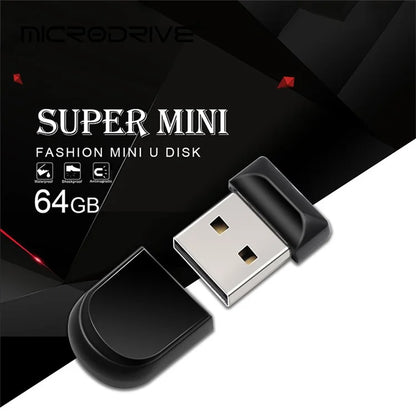 MICRODRIVE 8GB USB 2.0 Flash Drive Mini Computer Laptop U-disk with Lid