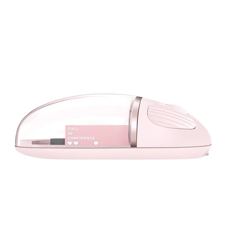 BENWIS OT-CMS-WH Crystal Mouse Silent Wireless Bluetooth / 2.4GHz Dual Mode Mice