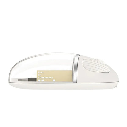 BENWIS OT-CMS-WH Crystal Mouse Silent Wireless Bluetooth / 2.4GHz Dual Mode Mice