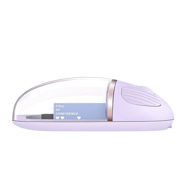 BENWIS OT-CMS-WH Crystal Mouse Silent Wireless Bluetooth / 2.4GHz Dual Mode Mice