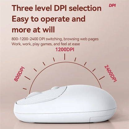 T-WOLF X6 800 / 1200 / 2400 DPI Adjustable Ergonomic 2.4G Wireless Mouse for Laptop PC