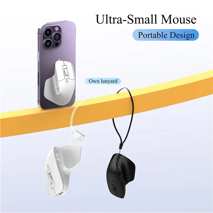 HXSJ T16 Wireless Bluetooth Mouse 2 Modes (Bluetooth + 2.4Ghz) 4800 DPI Silent Computer Mouse