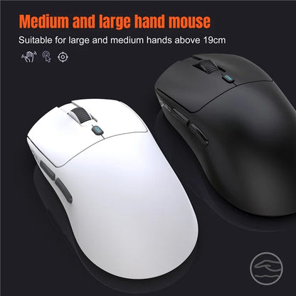 HXSJ T68 3-Mode Lightweight Gaming Mouse PAW-3311 6-Key Programmable TTC 12000DPI Wireless Mouse