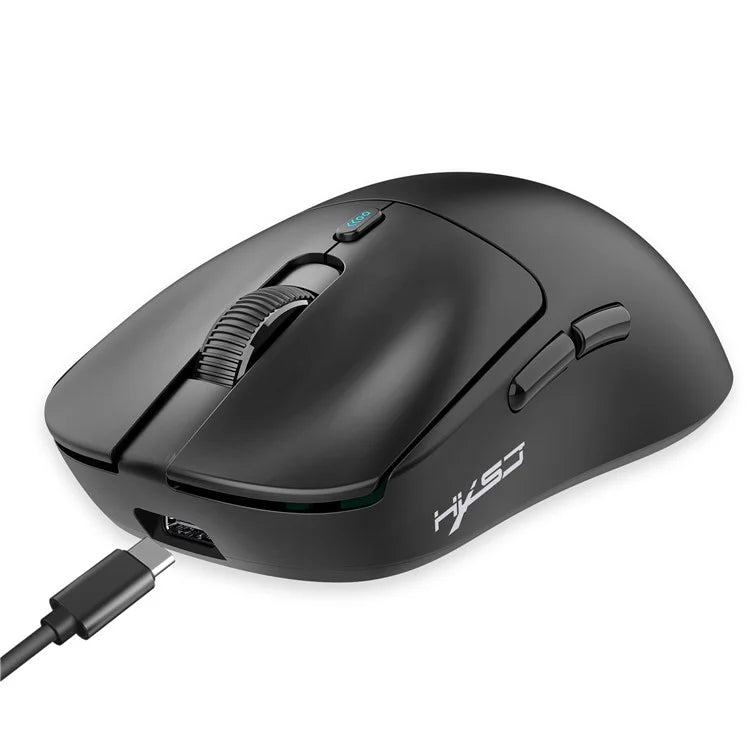 HXSJ T68 3-Mode Lightweight Gaming Mouse PAW-3311 6-Key Programmable TTC 12000DPI Wireless Mouse