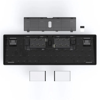 MAG68 Hot-Swappable Bluetooth+USB Wired+2.4G Wireless Mechanical Keyboard Kit with 68 Keys
