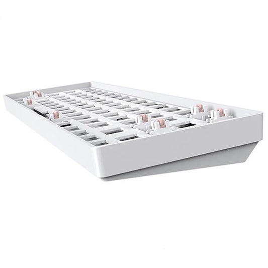 TESTER 68 Hot Swappable 2.4G Wireless+Bluetooth Mechanical Keyboard Kit - White