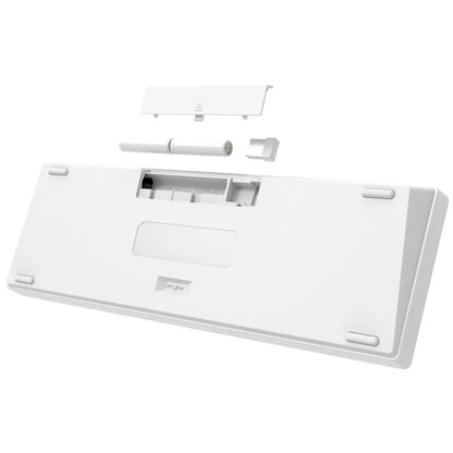 TESTER 68 Hot Swappable 2.4G Wireless+Bluetooth Mechanical Keyboard Kit - White
