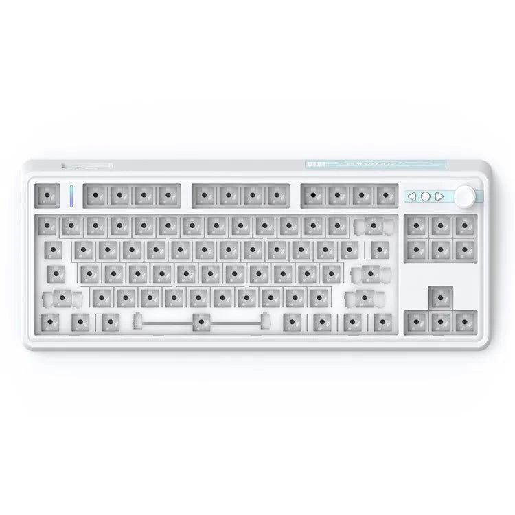 LS01 RGB Keyboard Kit Hot Swap Bluetooth+USB-C Wired+2.4G Wireless Mechanical Keyboard