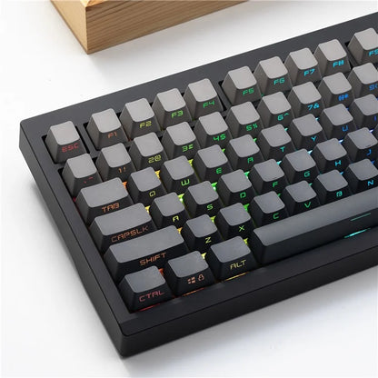 GMK87 RGB Hot Swap Wireless+USB Wired+Bluetooth Mechanical Keyboard Kit with Volume Knob