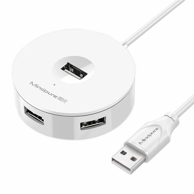 MINDPURE US018 1m USB to 4 X USB2.0 Docking Station Laptop Computer USB Hub Adapter