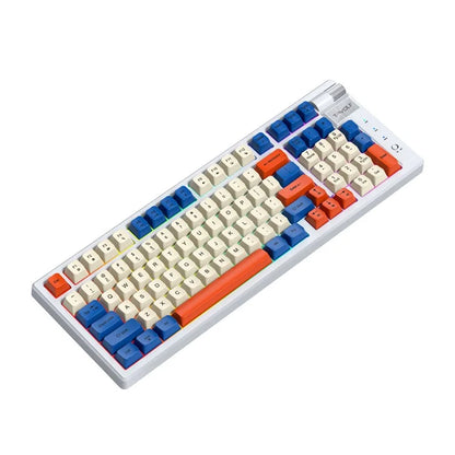 T-WOLF T70 Bluetooth / Wired / 2.4G Wireless Keyboard RGB Backlit 97-Key Mechanical Keyboard
